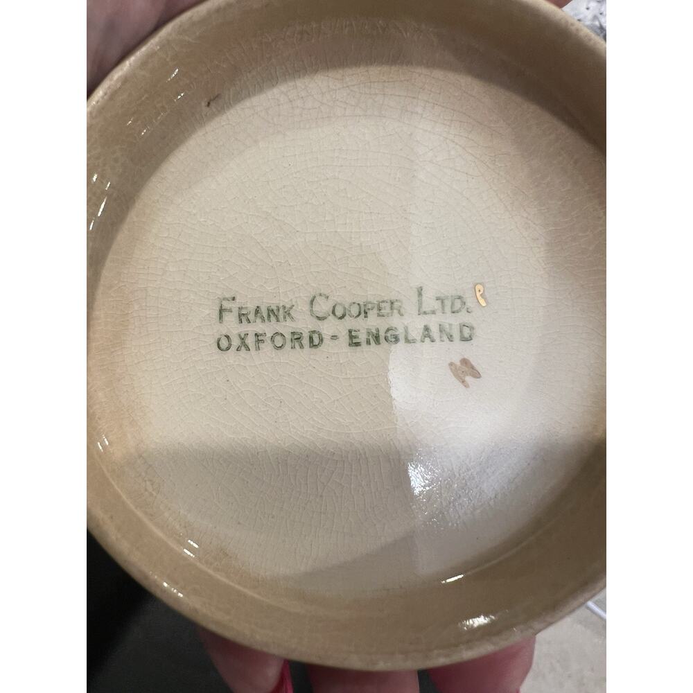 Frank Cooper Ltd Oxford England Posy Shop Vintage Ceramic Lidded Jam Jar - Picture 5 of 6